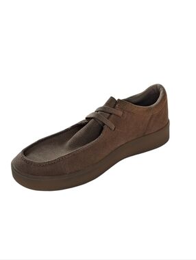 Skechers Verloma- Lestin Leather Taupe Wallabees. Like New, Size 10.5